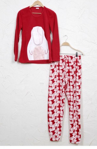 Claret Red Pajamas 8041893985.BORDO