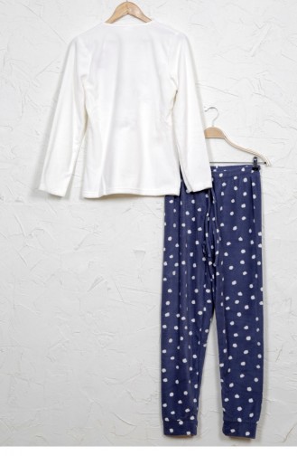 Pyjama Blanc 8041971870.BEYAZ