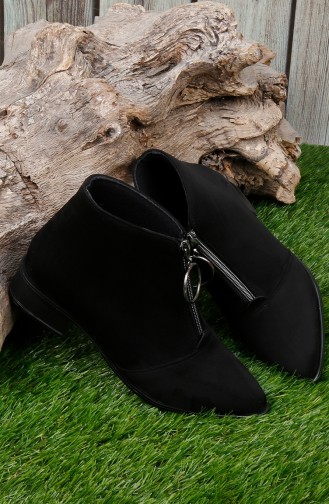 Black Boots-booties 26047-01