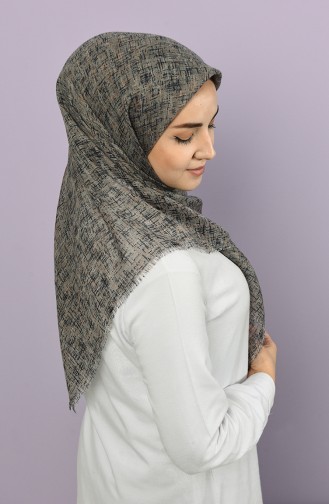 Grau Kopftuch 2666-12