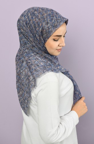 Blue Scarf 2666-14