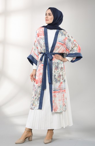 Dunkelblau Kimono 0005-01