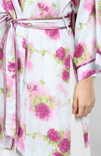 Beige-Rose Kimono 0014-01