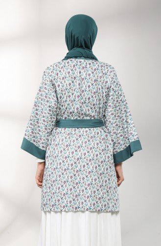 Kimono أخضر حشيشي 0019-01