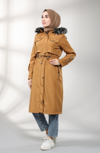Manteau Moutarde 8026-02