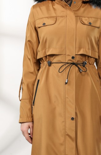 Manteau Moutarde 8026-02