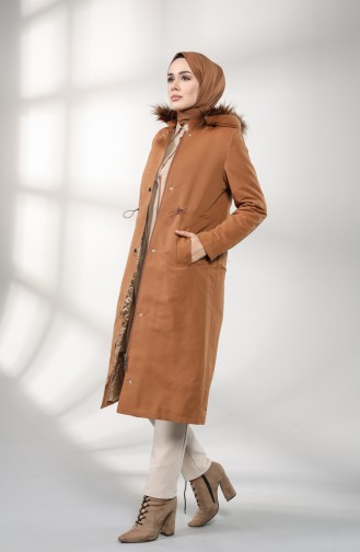 Manteau Couleur cannelle 4602-02