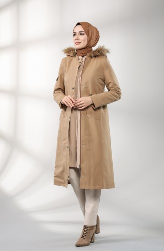 Beige Coats 4602-03