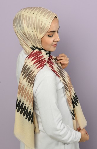 Dark Cream Sjaal 90675-02