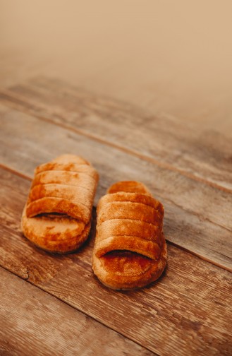 Brown Woman home slippers 0001-02