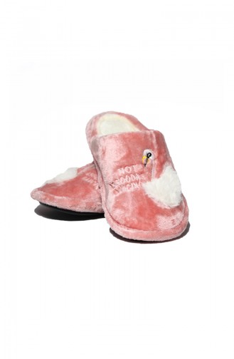 Pink Women`s House Slippers 0003-01