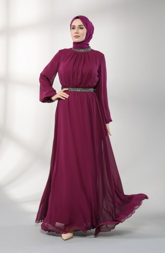 Habillé Hijab Plum 5339-11