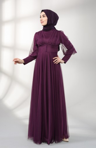 Habillé Hijab Plum 5387-01