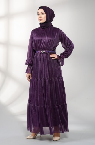 Robe Hijab Pourpre 5351-05
