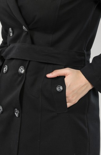 Black Trench Coats Models 4600-01