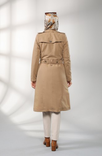 Beige Trench Coats Models 4600-02