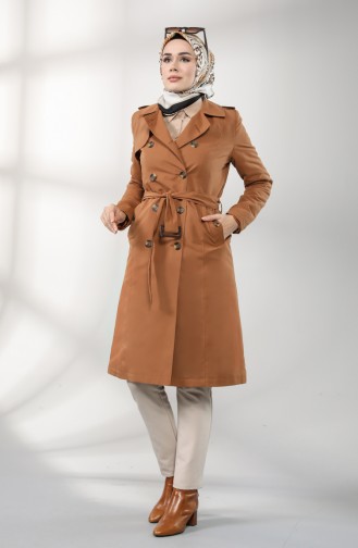 Zimtfarbig Trench Coats Models 4600-04