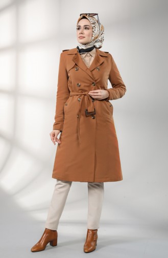 Zimtfarbig Trench Coats Models 4600-04