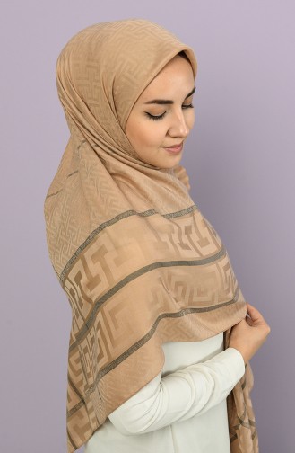 Dark Beige Hoofddoek 4222-4-876