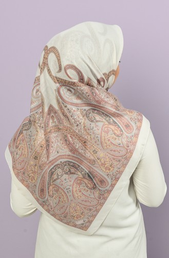 Cream Scarf 2901-8458B-12