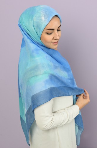 Blue Scarf 4501-8397-08