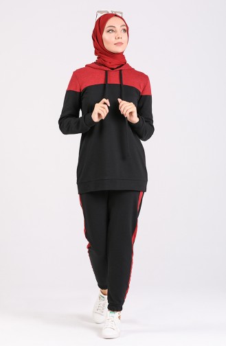 Claret Red Tracksuit 3194-05