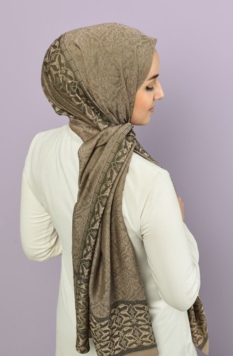 Khaki Shawl 21325-6B-817