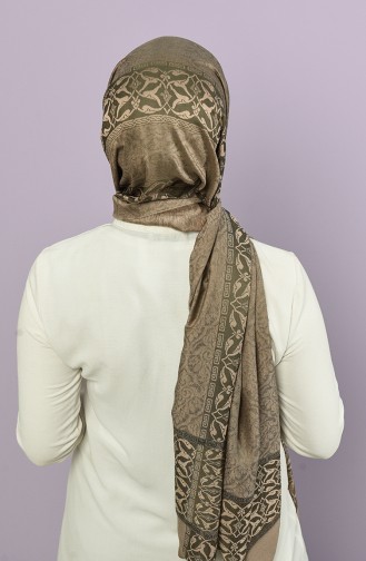 Khaki Shawl 21325-6B-817