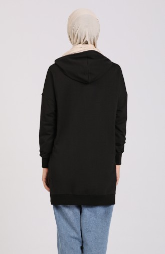 Sweatshirt Noir 0108-03
