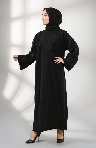 Robe Hijab Noir 0069-01