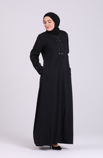 Light Black Abaya 0149-04