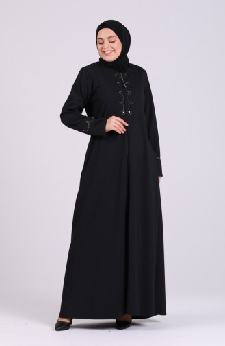 Light Black Abaya 0149-04