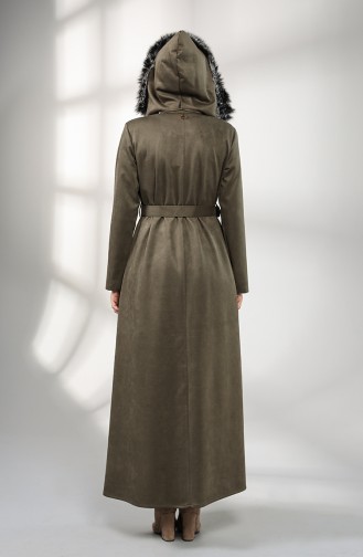 Khaki Abaya 0151-04