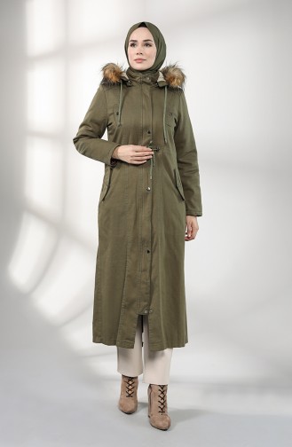 Khaki Coat 7102-01