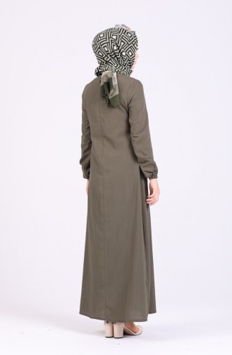 Robe Hijab Khaki 1426-01