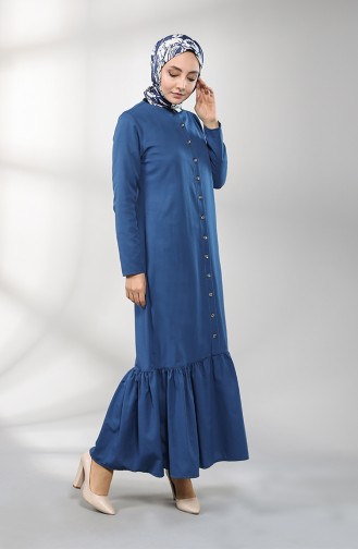 Indigo Hijab Dress 3201-05