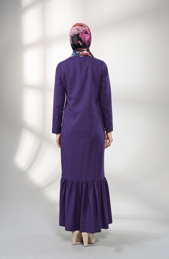 Robe Hijab Pourpre 3201-08
