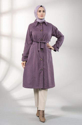 Lila Trench Coats Models 4661-04