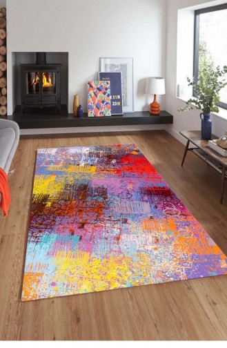 Dekoratif Modern Kaymaz Taban Halı 180 X 280 Cmexfab129Renkli