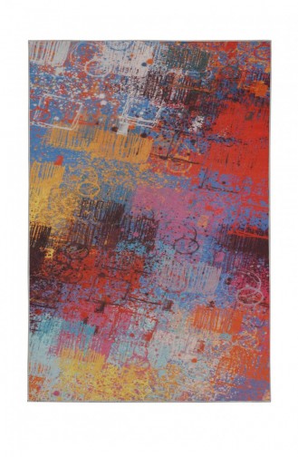 Dekoratif Modern Kaymaz Taban Halı 180 X 280 Cmexfab129Renkli