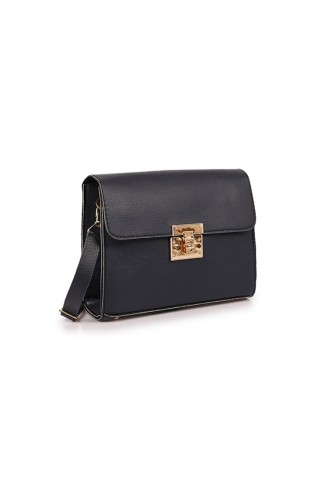 Navy Blue Shoulder Bag 64Z-02