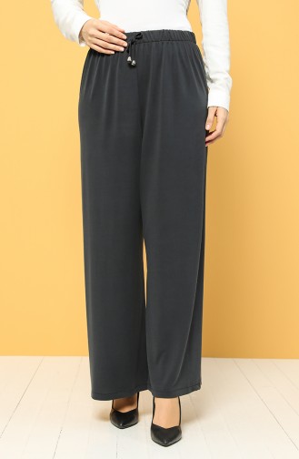 Modal Fabric Elastic waist Trousers 1317-04 Anthracite 1317-04