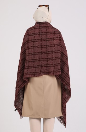 Weinrot Poncho 43200-04