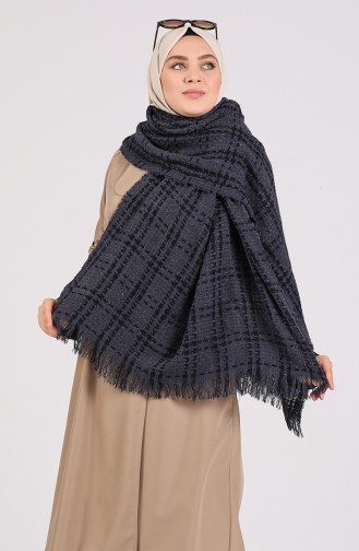 Navy Blue Poncho 43200-08