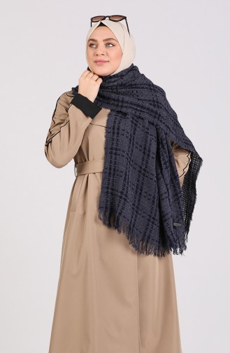 Navy Blue Poncho 43200-08