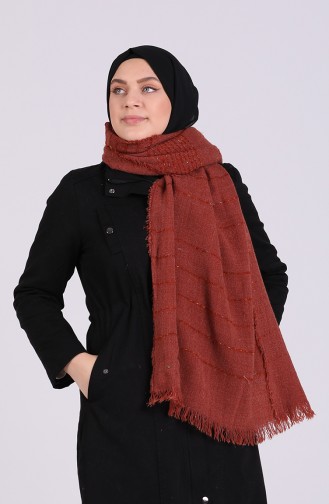 Brick Red Poncho 43400-07