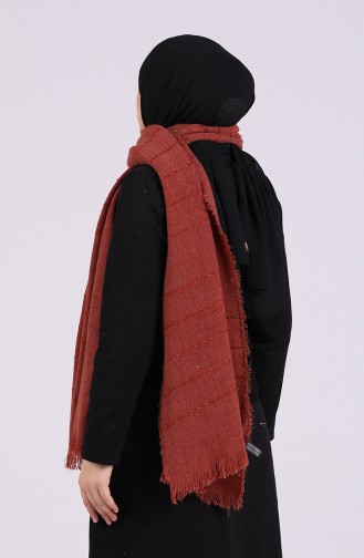 Brick Red Poncho 43400-07