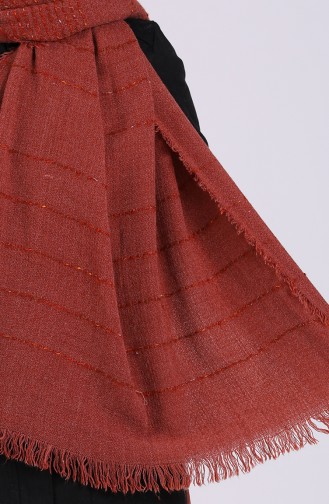 Brick Red Poncho 43400-07