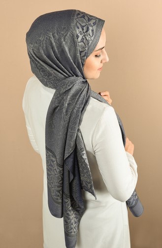 Navy Blue Shawl 21325-6A-671