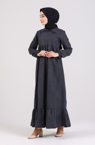 Robe Hijab Bleu Marine 1428-01